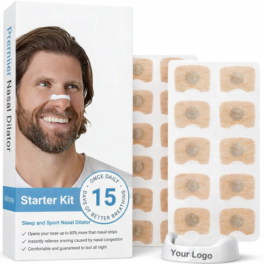 Nasal Dilator Starter Kit for Better Breathing & Snoring Relief | Comfortable, Drug-Free Sleep Aid