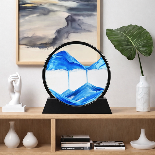 3D Moving Sand Art Frame | Dynamic Quicksand Landscape Desk & Home Deco