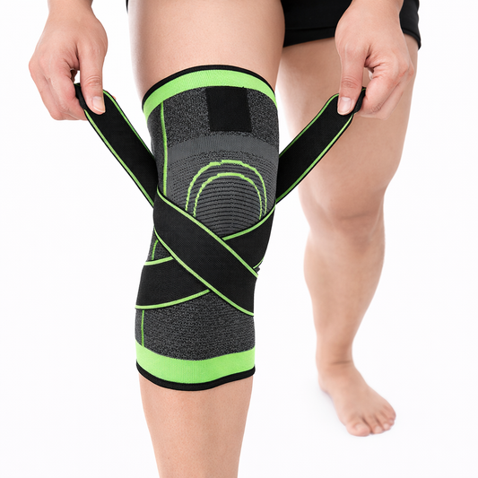 Adjustable Knee Support Brace with Compression Straps – Patella Stabilizer for Sports, Gym & Pain Relief