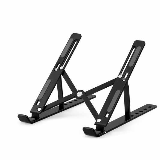 Adjustable Aluminum Laptop Stand – Foldable Ergonomic Notebook Holder