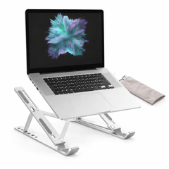 Adjustable Aluminum Laptop Stand – Foldable Ergonomic Notebook Holder