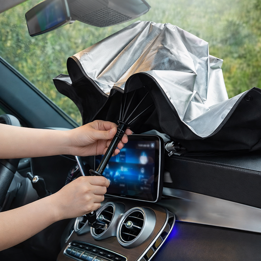 Foldable Car Windshield Sun Shade | Alku Mart Pakistan