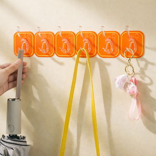 Heavy Duty Adhesive Wall Hooks | No Drill Organizer – Alku Mart Pakistan