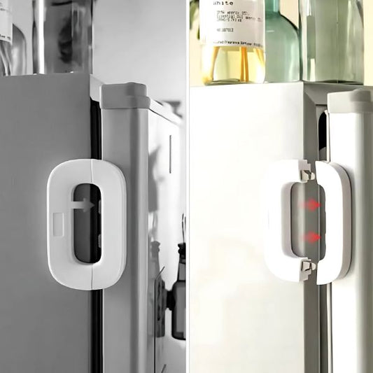 Modern Fridge Lock – Child-Proof, Easy-Use Double-Press Design