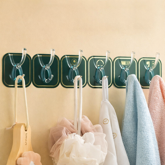 Heavy Duty Adhesive Wall Hooks | No Drill Organizer – Alku Mart Pakistan