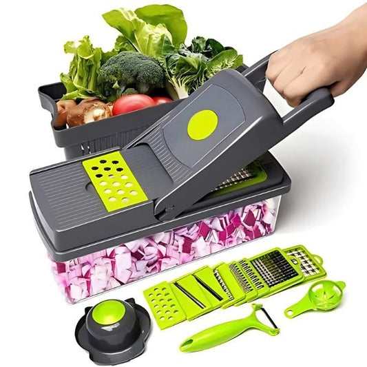 Time-Saving 14-in-1 Veggie Slicer – Prep Meals Faster & Smarter