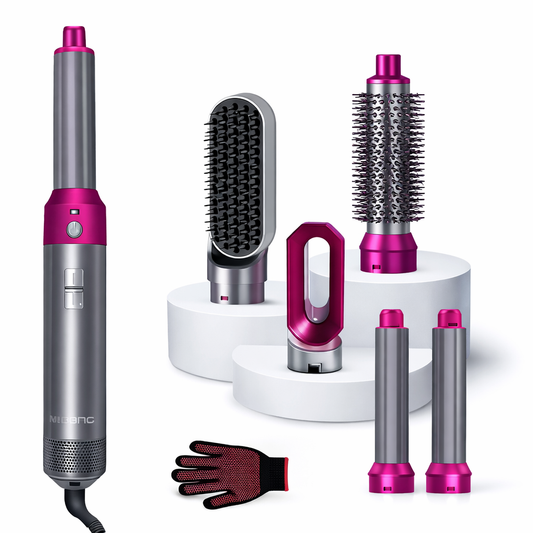 5 in 1 Hot Air Hair Styler | Multi-Function Hair Styling Tool – Alku Mart Pakistan