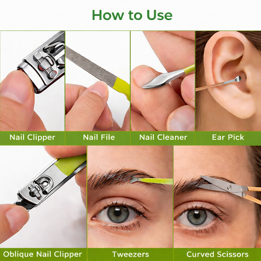 Manicure Pedicure Nail Care Kit Set | Alku Mart Pakistan